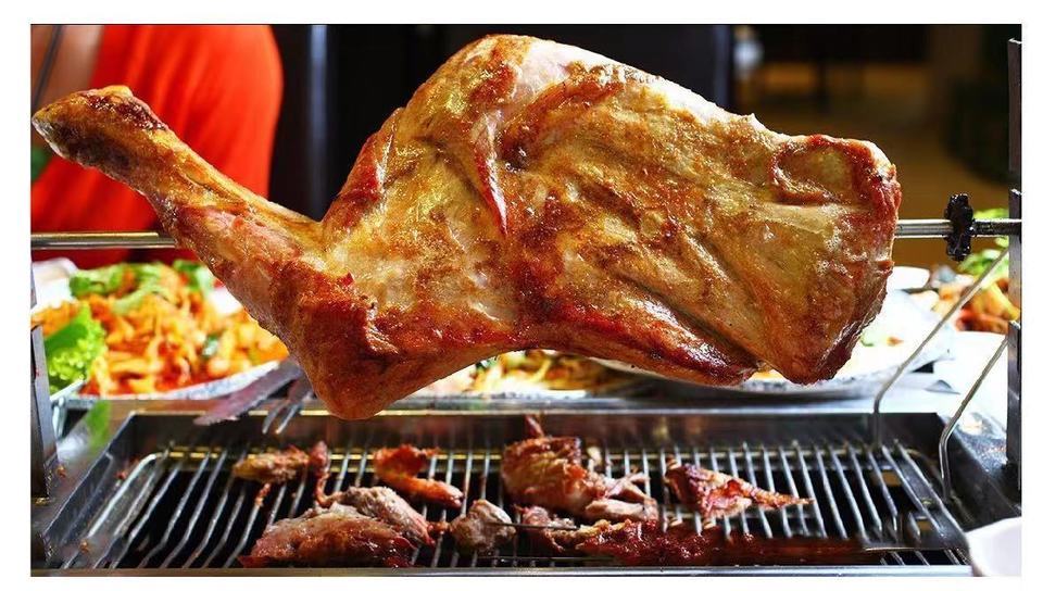 碳烤羊腿图片