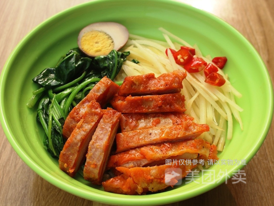 奥尔良烤腿排饭图片