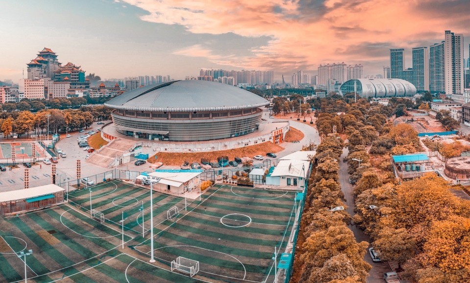 玉林市体育馆图片