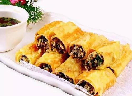 博山特色炸春卷图片