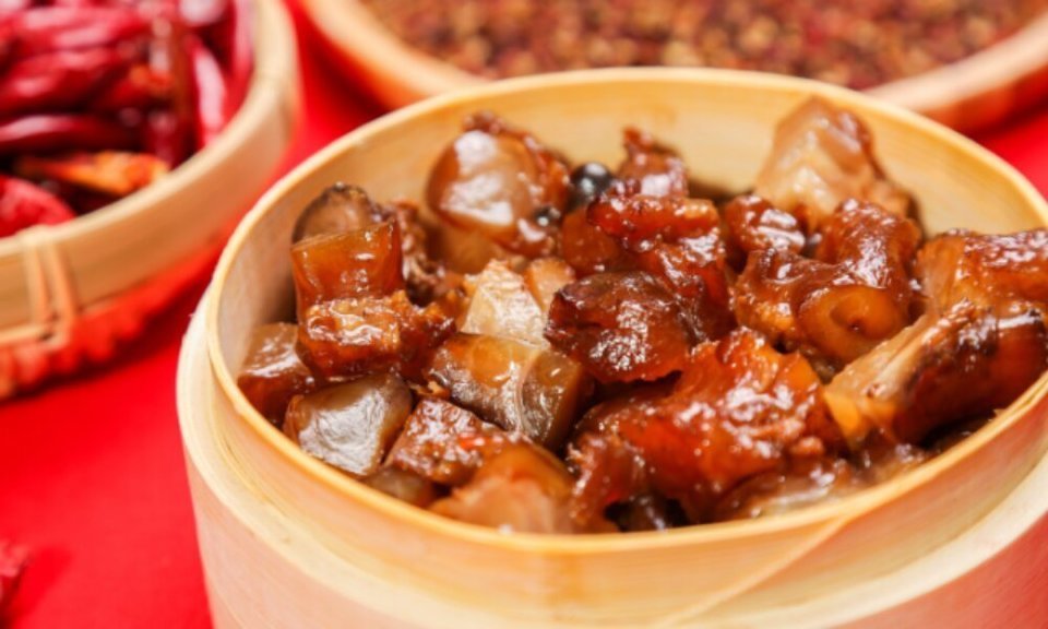 辣卤耙牛筋图片