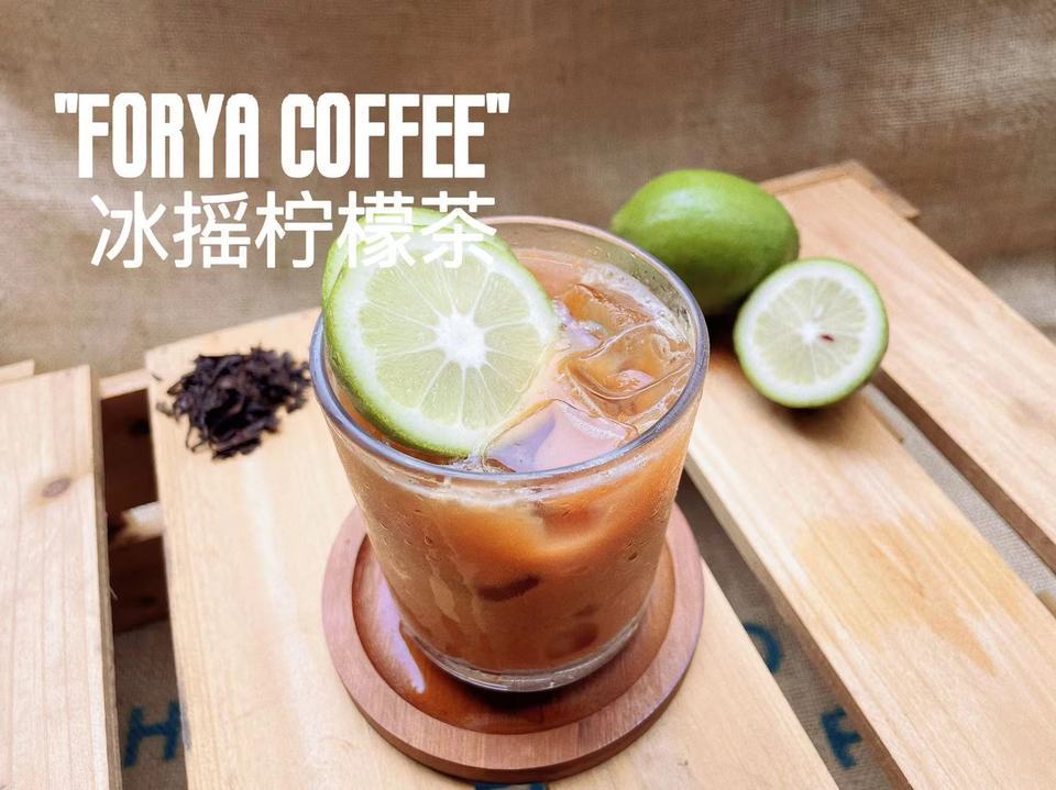 冰摇柠檬茶图片