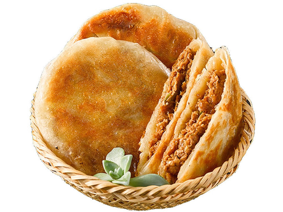 香酥牛肉饼图片