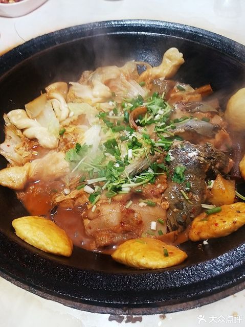 松花鱼套锅图片