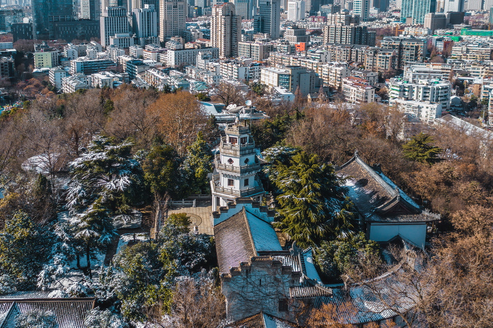 北极阁公园图片