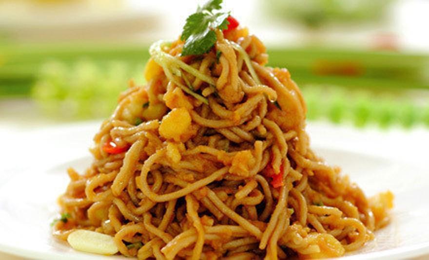 山药拌莜面图片