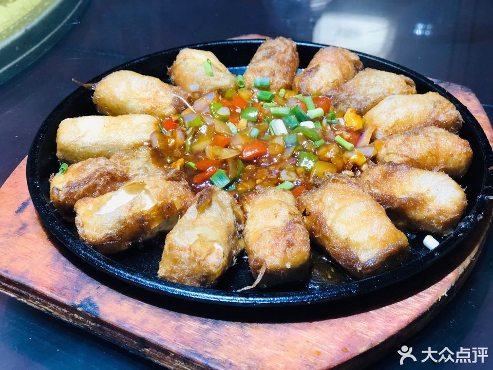 铁板毛豆腐图片