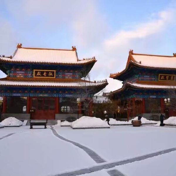 图片来自本人亲戚,一年四季拍摄六鼎山携程用户:正觉寺位于吉林省