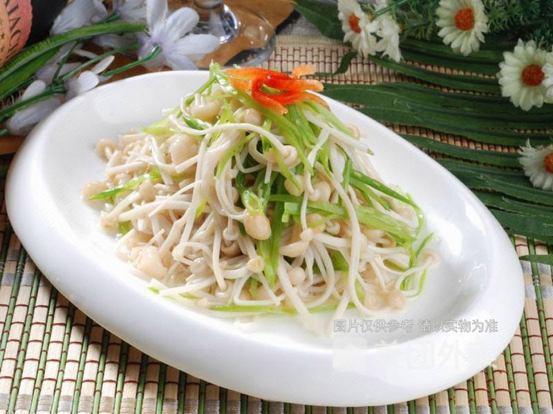 香油金针菇图片