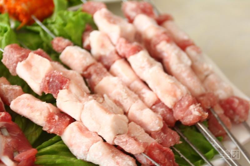 特色肥瘦烤串图片