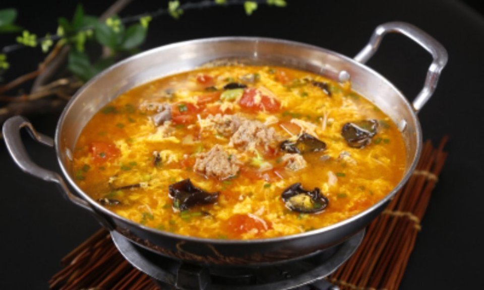 番茄毛圆锅图片