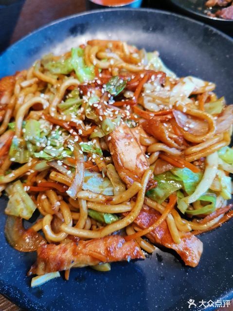 鸡扒炒乌冬图片