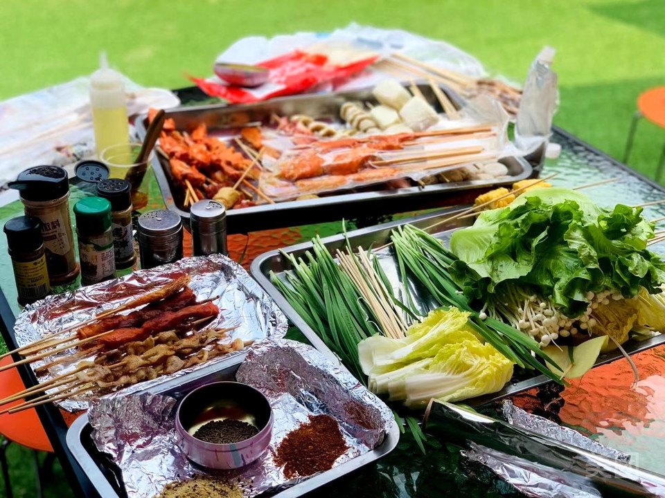 烧烤食材不限量供应图片