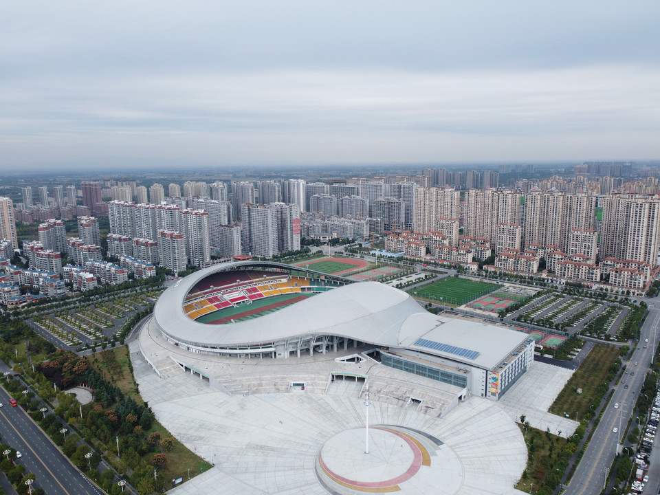 河南省体育中心平面图图片