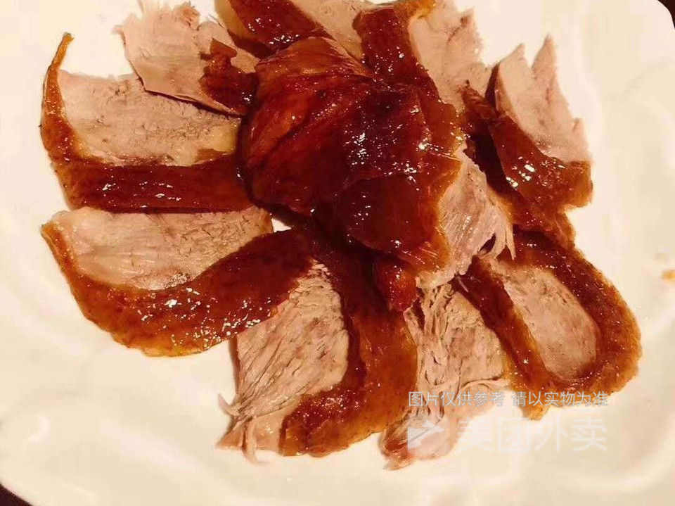 三餐枣木烤鸭图片