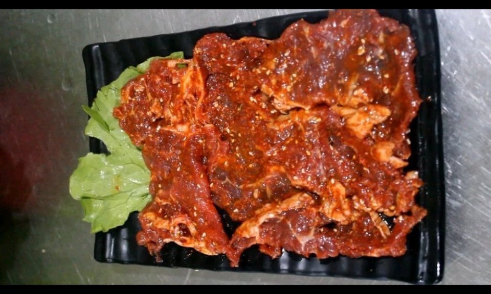 秘制大块梅肉图片