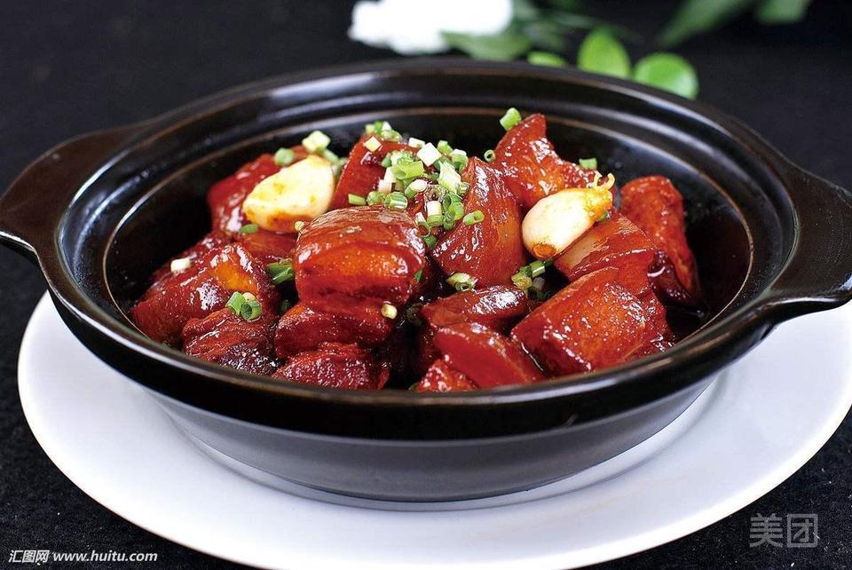 石锅红烧肉图片