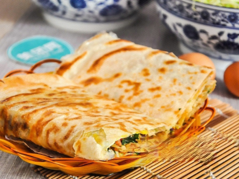 沃尔玛西临)介绍:推荐菜:鸡蛋虾皮菜煎饼鸡蛋花生菜煎饼火腿菜煎饼