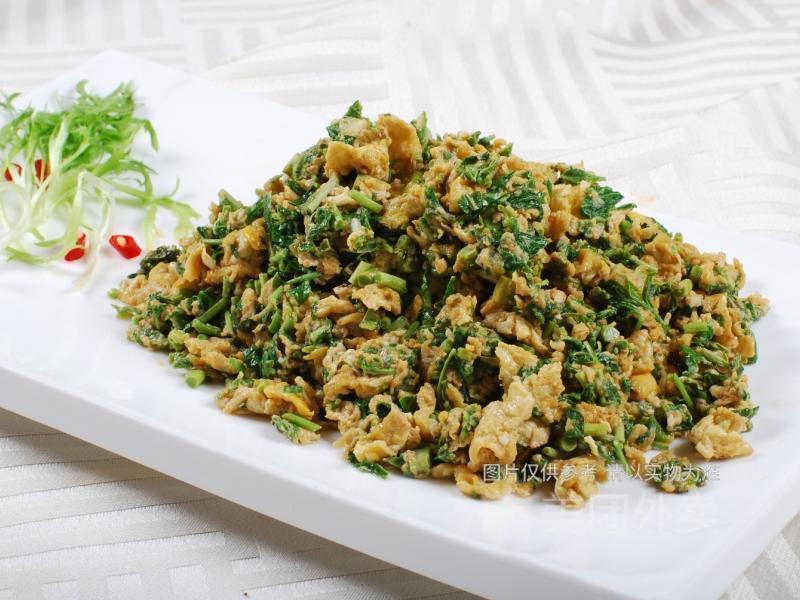 香椿炒鸡蛋图片