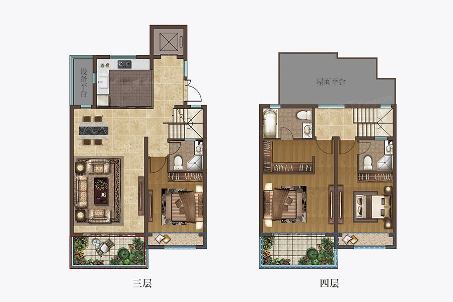 华建乾院户型图片