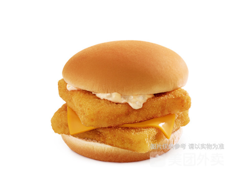 双层深海鳕鱼堡图片