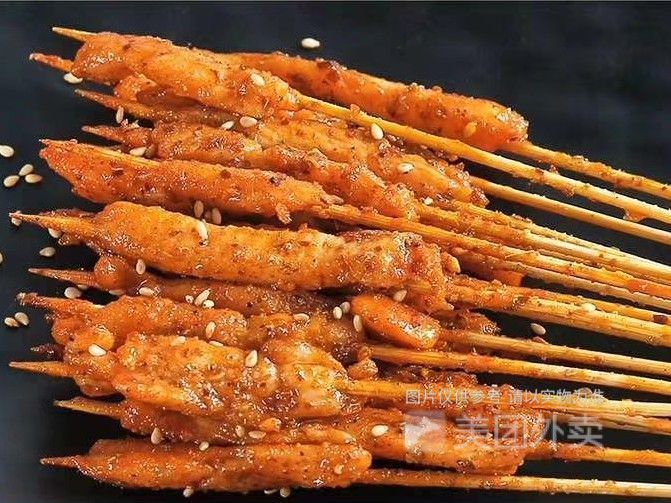 铁板猪脆骨串图片