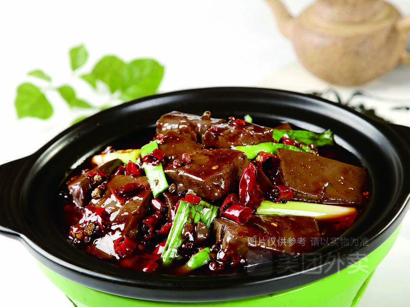 麻辣鸭血图片