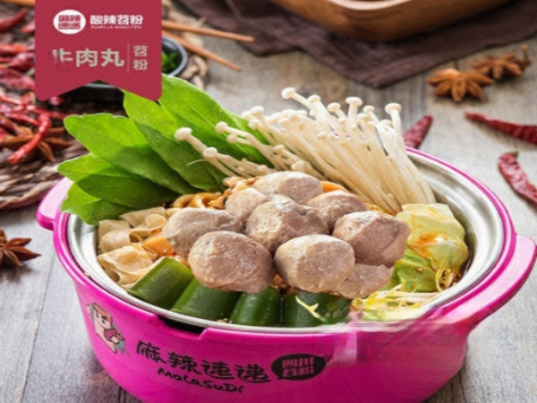 麻辣速递酸辣苕粉(温州商贸城美食城店)图片