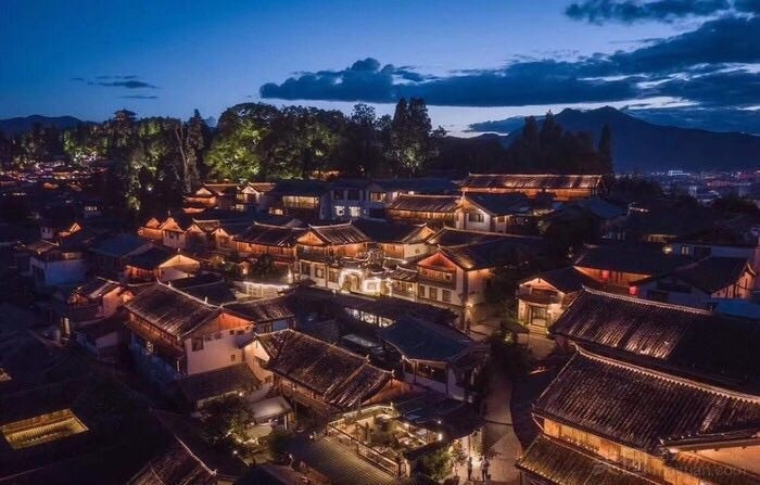 丽江古城狮子山观景台