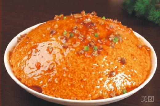 牛肉粒锅巴图片