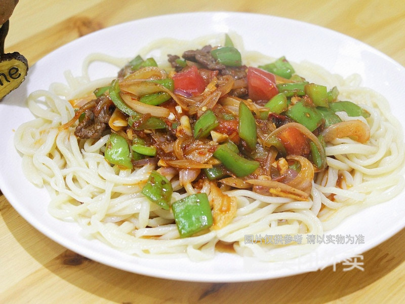 辣子肉拌面图片