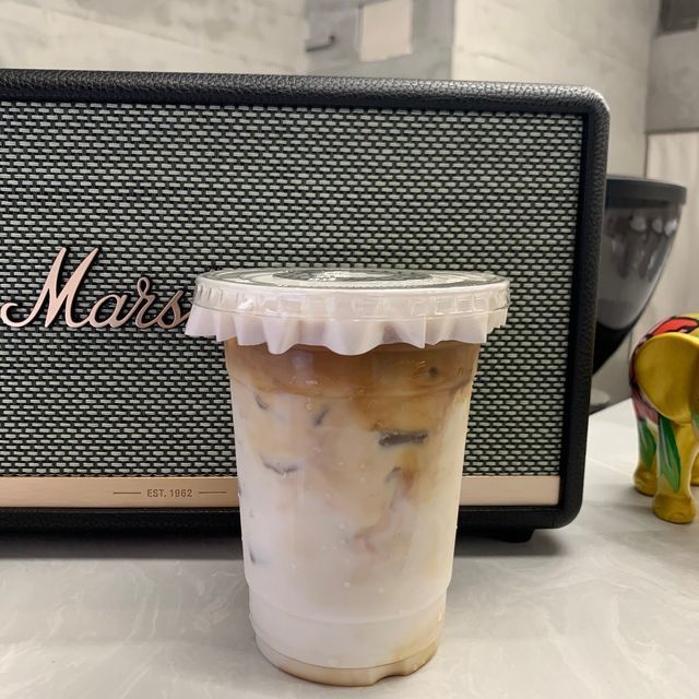 燕麦拿铁图片