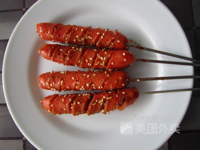 炭烧热狗图片