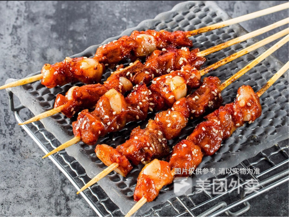 蜜汁排骨串图片