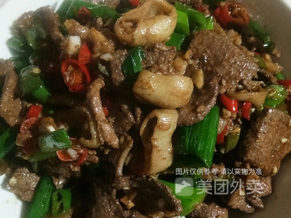 小炒猪三样图片