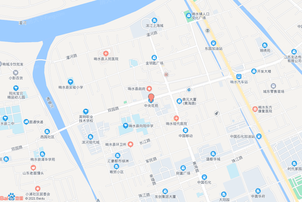 怎么走,在哪,在哪里,在哪儿:盐城市响水县响水镇锦绣苑(双园路)电话