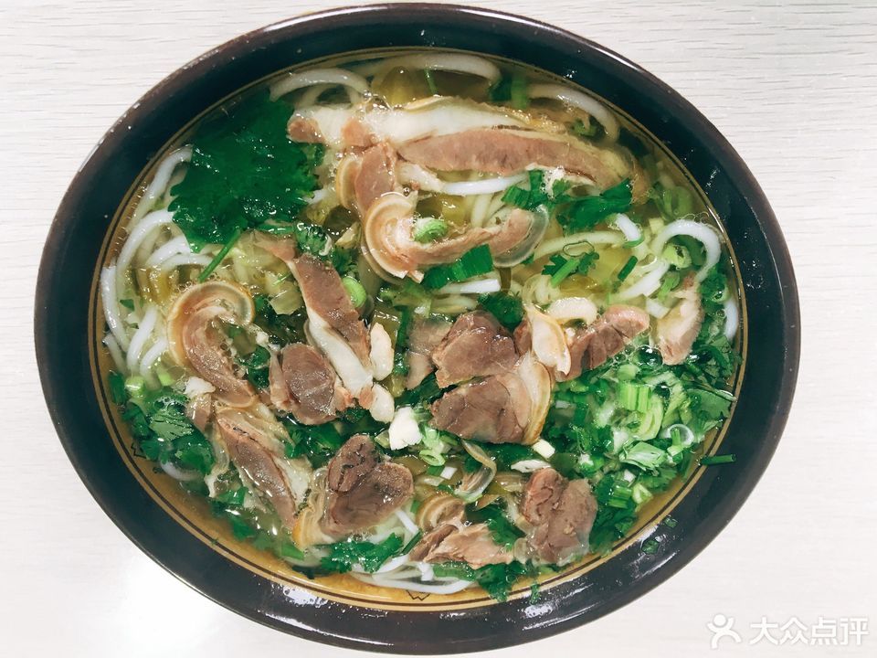 清汤羊肉粉图片