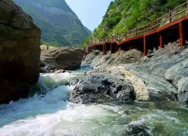 华山风景名胜区-黄甫峪河道景区图片