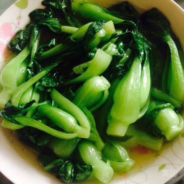 油淋小白菜图片