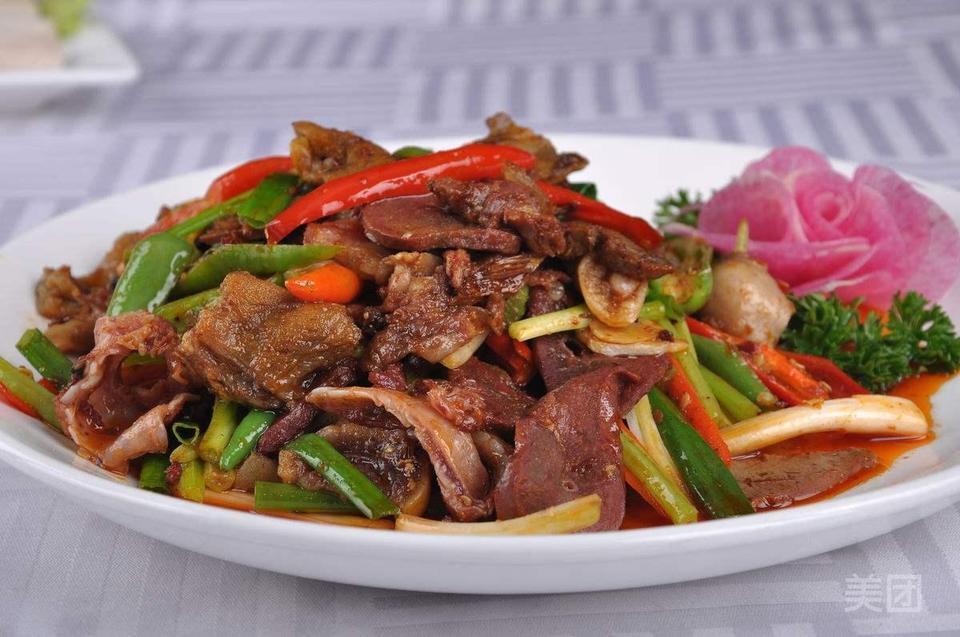 本地炒牛杂图片