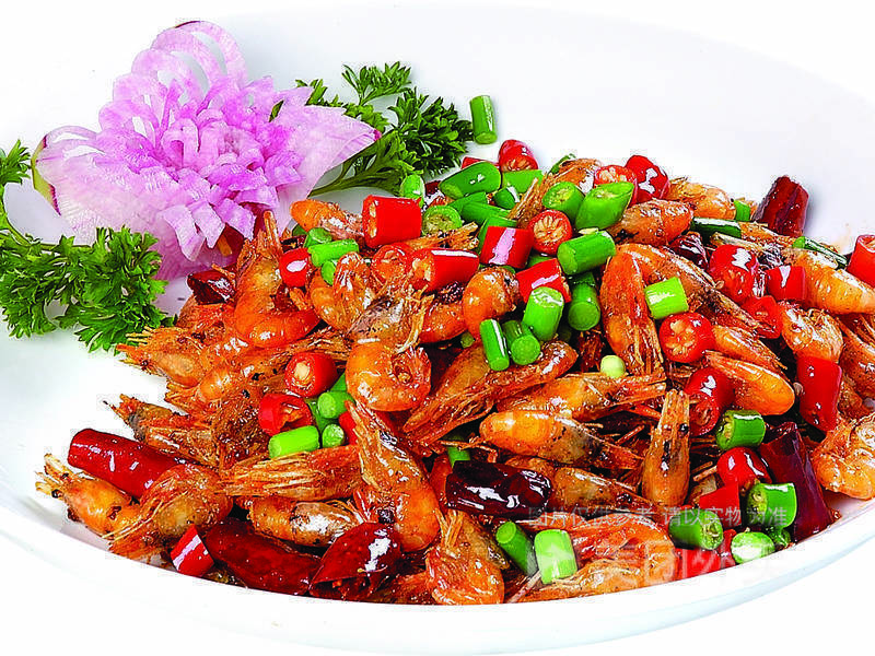 香辣小河虾图片