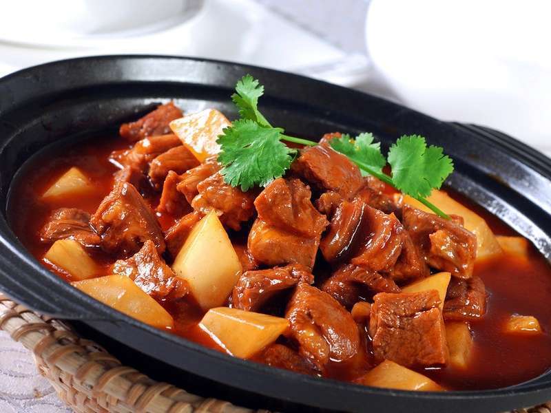 红烧牛杂图片