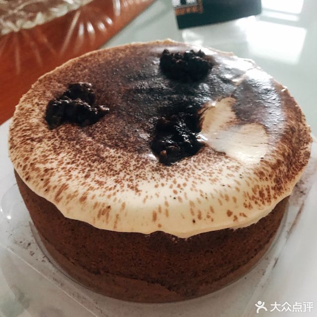 提拉米苏爆浆蛋糕图片