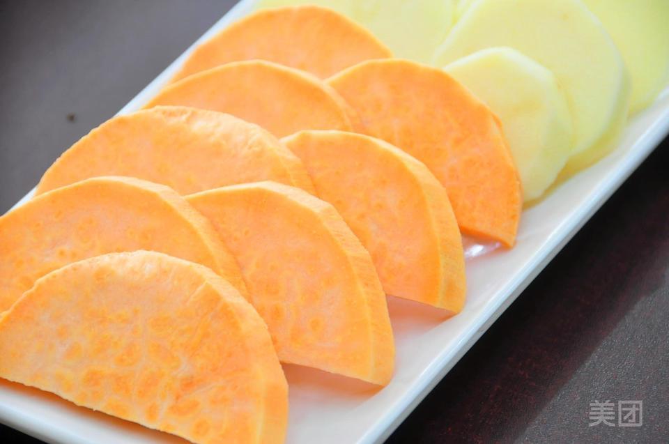 红薯土豆拼图片