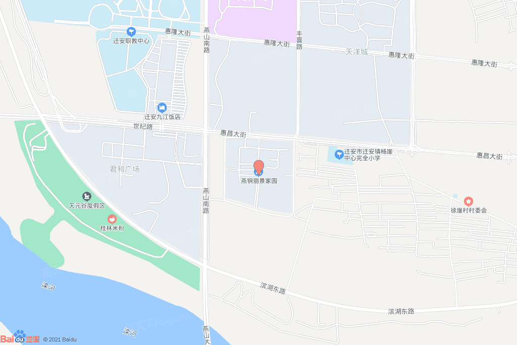 迁安市小区分布图图片