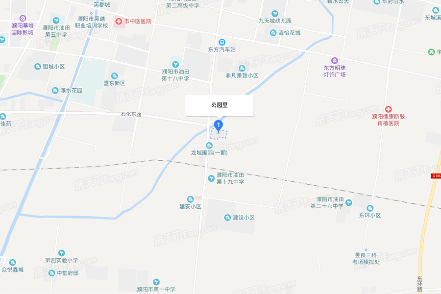 濮阳小区分布图
