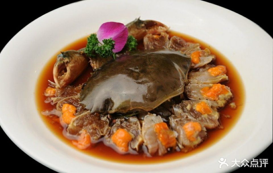 清蒸红膏蟹图片