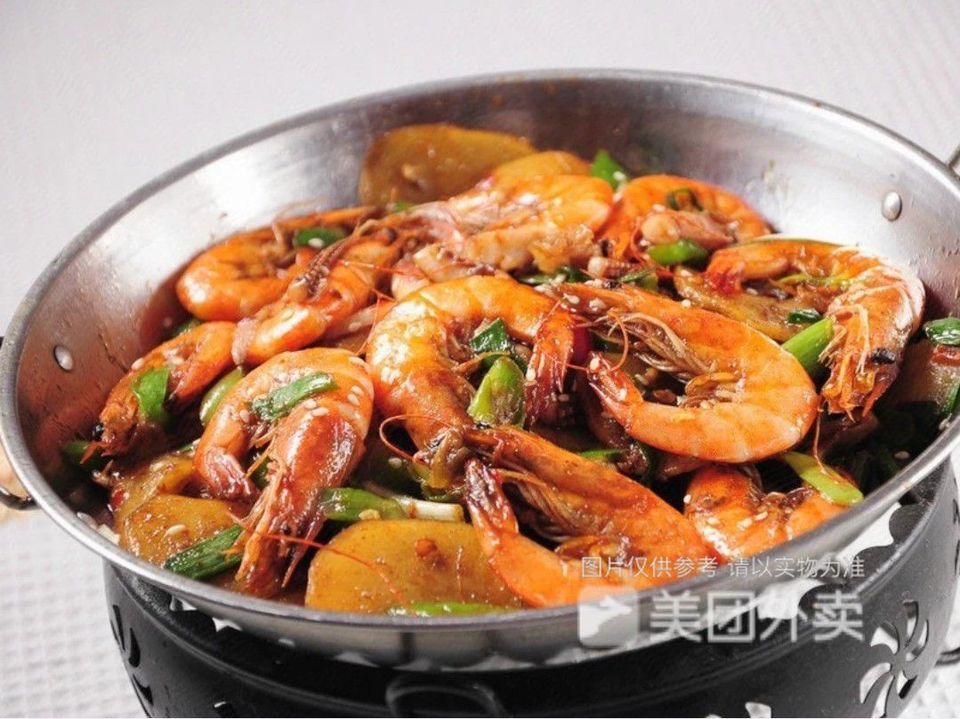 干锅盆盆虾图片