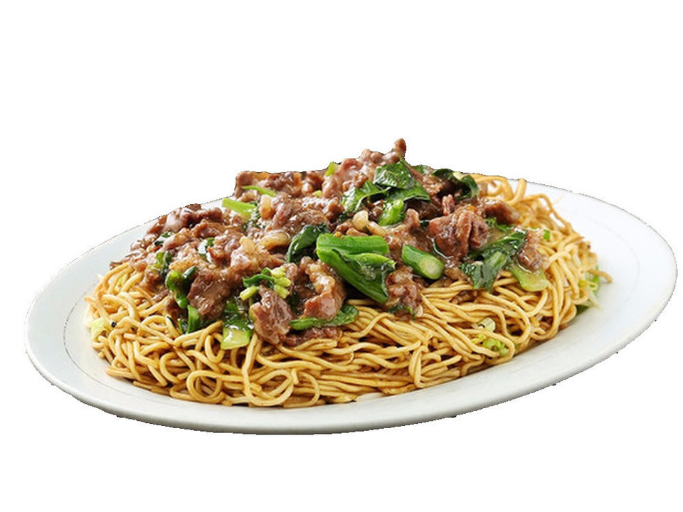 炒牛肉面图片