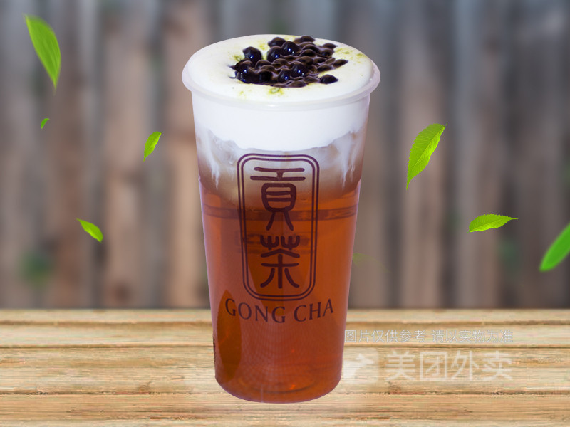 奶盖特调奶茶图片